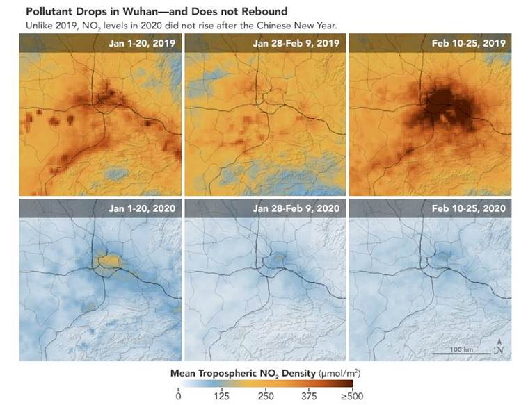 coronavirus, coronavirus china, coronavirus pollution levels china, coronavirus NASA pollution, express explained, indian express