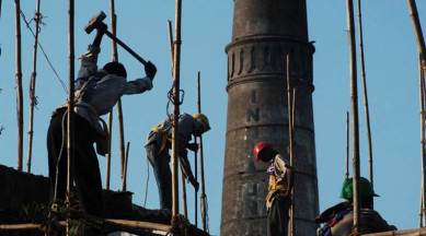 labourers, migrant workers, covid 19, migrants coronavirus, bengaluru labourers, india lockdown, indian express news
