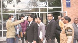 lockdown courts, social distancing in courts, virtual hearing, online hearing, high courts coronavirus, indian express
