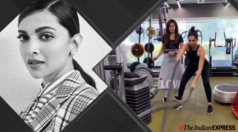 Deepika padukone, celeb fitness, fitness goals, indianexpress.com, indianexpress, battle ropes, biceps wave, how to do battle ropes, yasmin karachiwala,