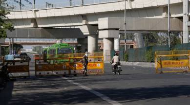 Delhi, Delhi Lockdown, Delhi Polcie Barricade