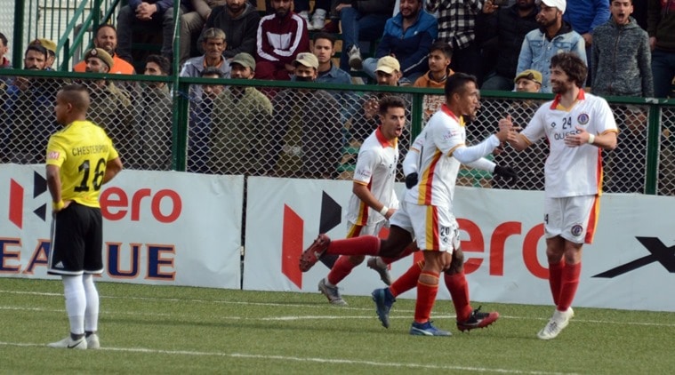East Bengal scrape past Real Kashmir in ill-tempered clash