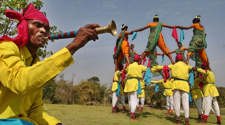 Tribals of Gujarat’s Navsari district celebrate Holi in unique way  India News News - The 