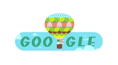 Spring 2020: Google marks end of winter with colourful doodle