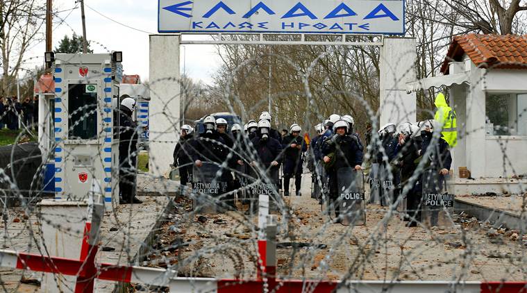 greek police, european union, syria, Turkish President Tayyip Erdogan, Greek Prime Minister Kyriakos Mitsotakis, world news, indian express