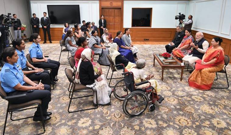 international women's day 2020, pm modi on women's day, sheinpsires modi women's day, un women's day theme, women's day india celebrations, india news, indian express