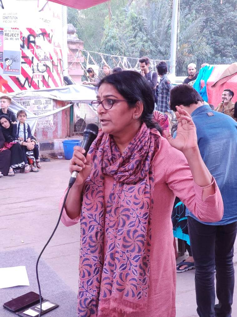 jamia protests citizenship amendment act, jamia milia islamia university, jamia caa nrc protests, jamia protests artists, mamta sagar, salma, anitha thimpu