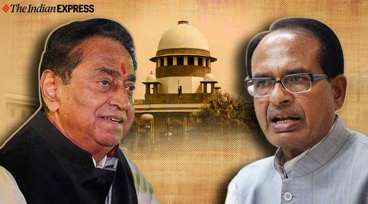 Madhya Pradesh crisis, MP crisis Shivraj Singh Kamal Nath, Kamal Nath MP government floor test, Indian Express news