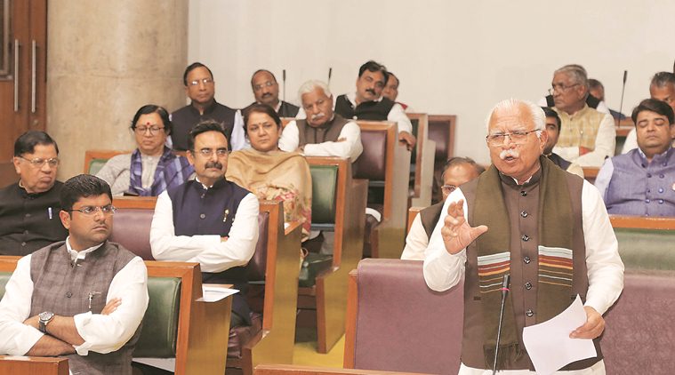 manohar lal khattar haryana assembly