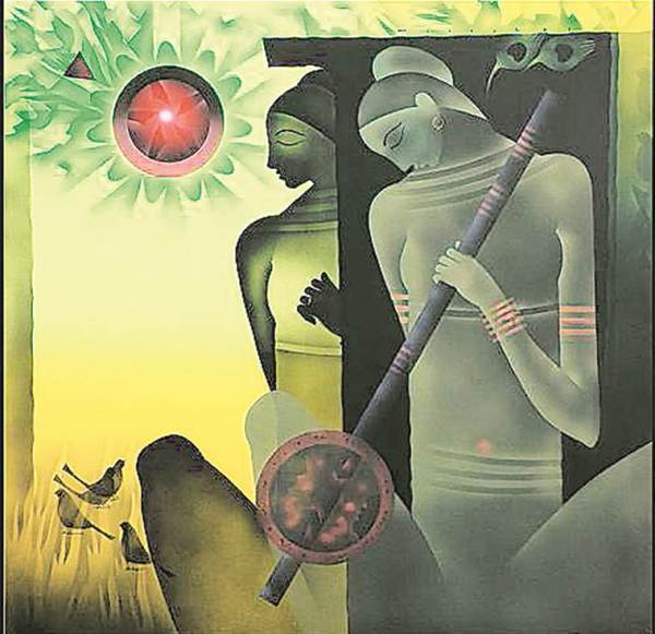 pune based artist Nilesh Pawar, nilesh pawar new canvas, nilesh pawar latest work, paintings, art, artists, indian canvas artists, lifestyle, culture, indain express