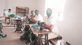 coronavirus outbreak, face mask, Bhandara Police, maharashtra news, indian express news