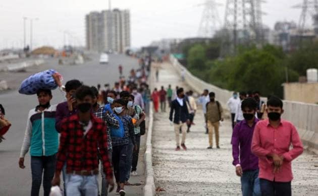 india lockdown, india coronavirus lockdown, migrant workers, migrant workers lockdown, migrant workers delhi, rajasthan migrant workers, indian express news
