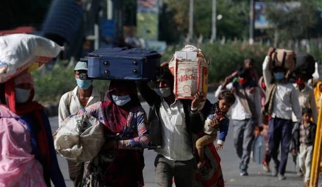 india lockdown, india coronavirus lockdown, migrant workers, migrant workers lockdown, migrant workers delhi, rajasthan migrant workers, indian express news