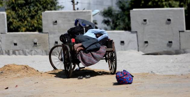 india lockdown, india coronavirus lockdown, migrant workers, migrant workers lockdown, migrant workers delhi, rajasthan migrant workers, indian express news