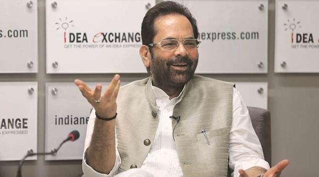 Mukhtar Abbas Naqvi, Mukhtar Abbas Naqvi on Congress, Naqvi on Congress, India news, Indian Express