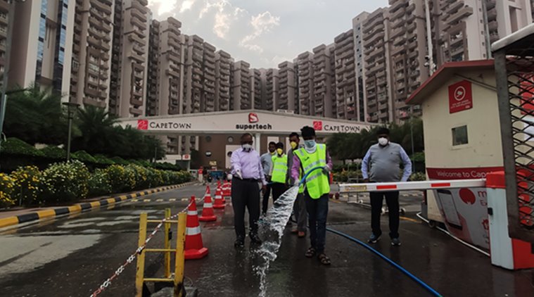 Another coronavirus case, Noida high-rise residents told to stay indoors