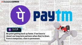 Paytm, PhonePe, Yes Bank, Paytm and PhonePe, Paytm and PhonePe twitter fight, Paytm and PhonePe on Twitter, Paytm and PhonePe twitter war, Yes Bank crisis, Yes Bank  moratorium notice, Reserve bank of India, RBI restriction on Yes Bank, Trending, Indian Express news