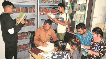 punjab library, punjab old library, Shahhed bhagat sing library, punjab revolutionary village, punjab news, books, indian express