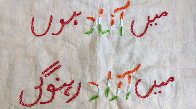 Women protesters in Mumbai Bagh stitch slogans on to 'Azaadi Quilt'