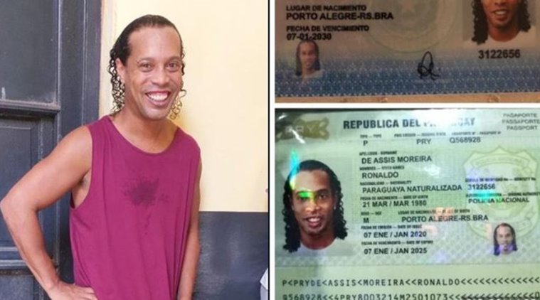 Ronaldinhos First Picture From Paraguay Prison Emerges Football News The Indian Express