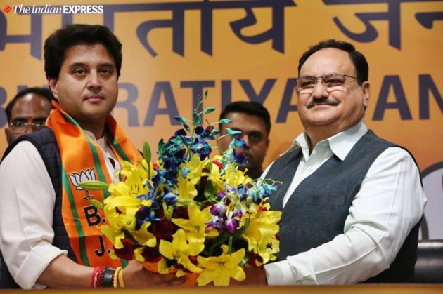 jyotiraditya scindia, jyotiraditya scindia joins bjp, jyotiraditya scindia resigns, Madhya pradesh, madhya pradesh crisis, madhya pradesh government, jyotiraditya scindia resigns from congress, jyotiraditya scindia bjp, kamal nath, congress, madhya pradesh bjp