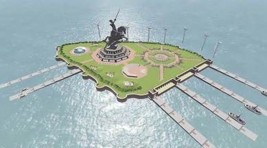 Maharashtra government, CAG objection Chhatrapati Shivaji Maharaj Memorial, Shivaji Maharaj Memorial project, Shivaji Memorial project Arabian Sea, Ashok Chavan, indian express