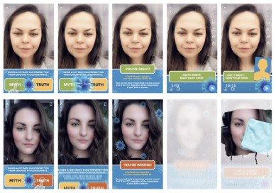 Coronavirus, COVID-19, Snapchat Coronavirus, Snapchat COVID-19 Myth Busting game, COVID-19 Myth Busting game, Snapchat Coronavirus filters