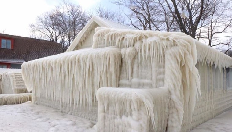 ‘Straight out of Frozen’: Lake-effect snow envelopes New York homes ...