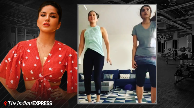 Watch Sunny Leone Exercise With Her ‘workout Partner To Stay Fit