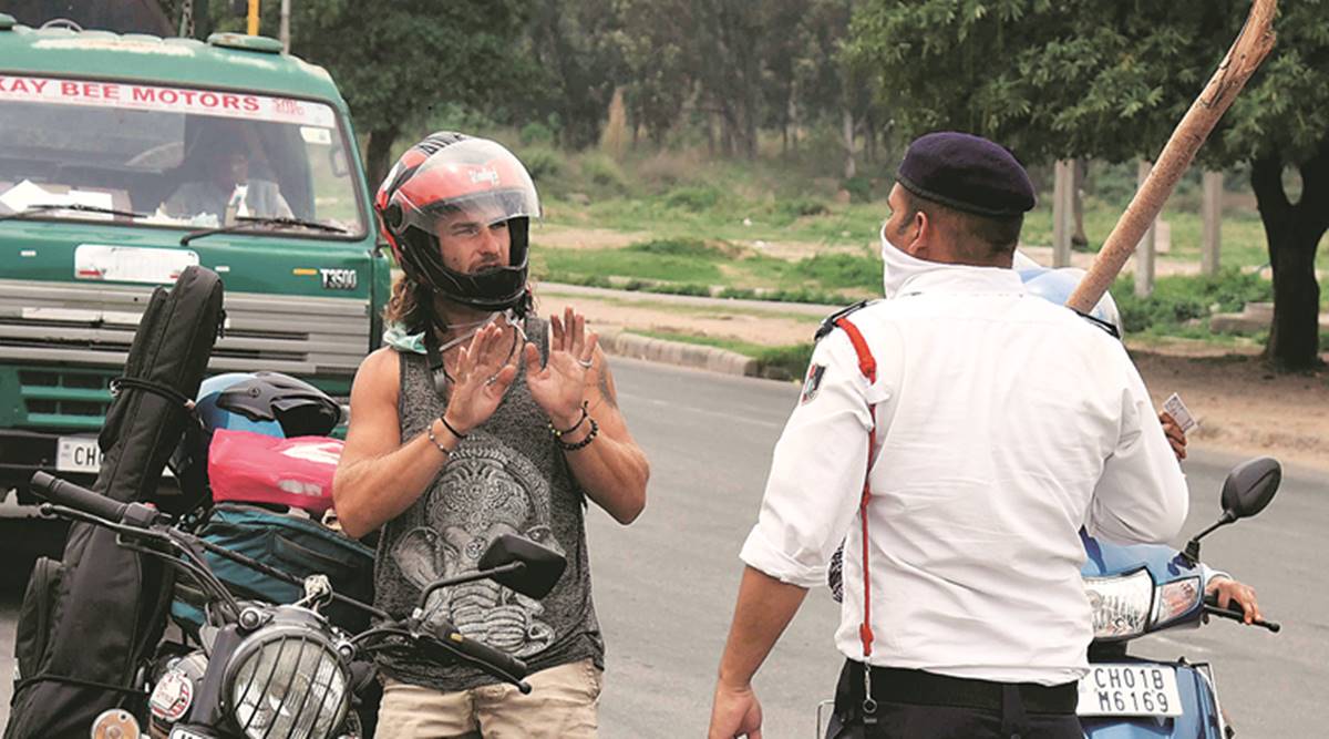 Chandigarh traffic police, Chandigarh traffic police challans, challans Chandigarh traffic police, Chandigarh news, Indian Express