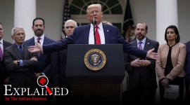 express explained, donald trump, hydroxychloroquine-azithromycin combination, covid-19, coronavirus outbreak, coronavirus pandemic, explained news, indian express