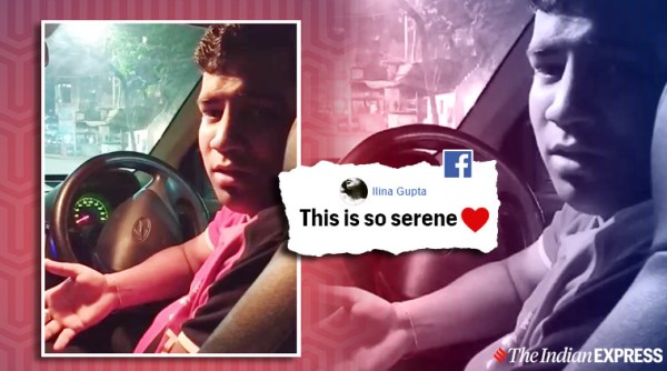 Taxi driver singing, Uber driver singing, Driver singing classical music, Kolkata cab driver singing, Uber driver Hindustani classical, Kolkata, Viral videos, Trending news, Indian express