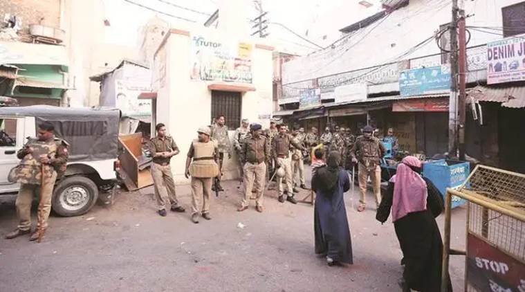 aligarh violence, Aligarh CAA protest, CAA protest violence Aligarh, Uttar Pradesh news, indian express news