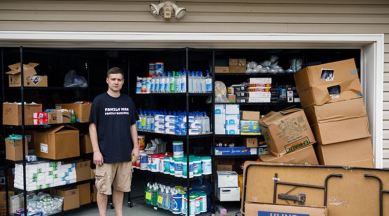 The man with 17,700 bottles of hand sanitizer just donated them
