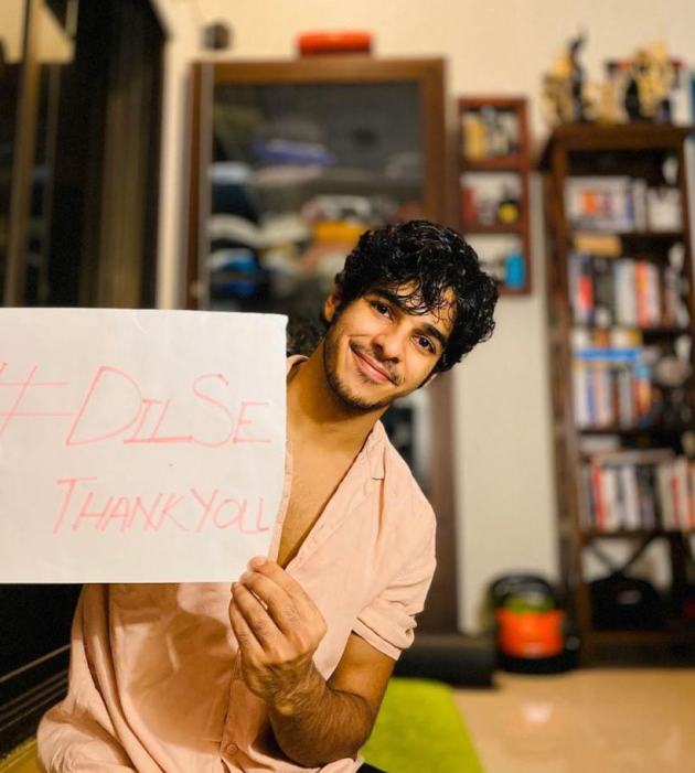ishaan khatter dil se thank you initiative