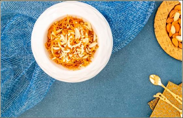 ALMOND MIXED GRAIN BIRYANI, biryani recipes, baisakhi recipes, how to make recipes, cook, quarantine cooking, isolation, lockdown cooking, indianexpress.com, indianexpress, Almond and Custard Apple Rabri, ALMOND & SEVIYAAN MUZAFFAR, almond uses, almond benefits, almond recipes,