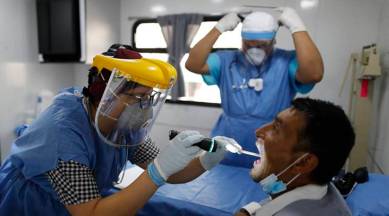 Ahmedabad cases, COronavirus cases, Covid-care centre, Ahmedabad news, indian express news