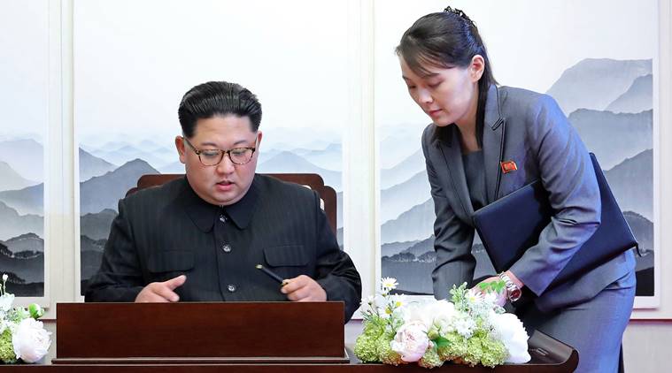 north korea US relations, kim jong un sister, kim jong un sister meeting with trump, donald trump, Kim Yo Jong