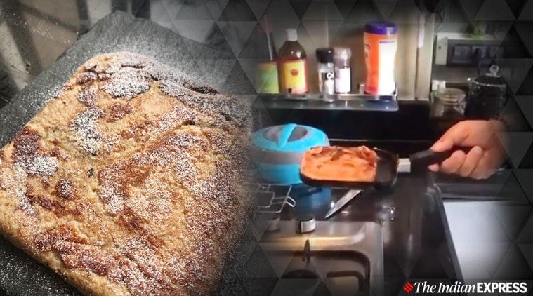 Pancakes Quarantina, chef vicky ratnani, vicky ratnani recipes, kitchen chronicles, quarantine cooking, lockdown cooking, indianexpress.com, indianexpress, pancake recipes, how to make banana pancake, oats pancakes,