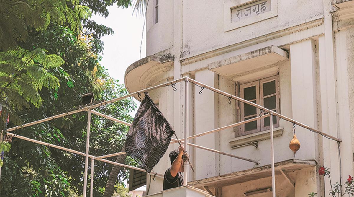 VBA chief, Anand Teltumbde arrest, black flag at Rajgruha, Maharashtra news, indian express news