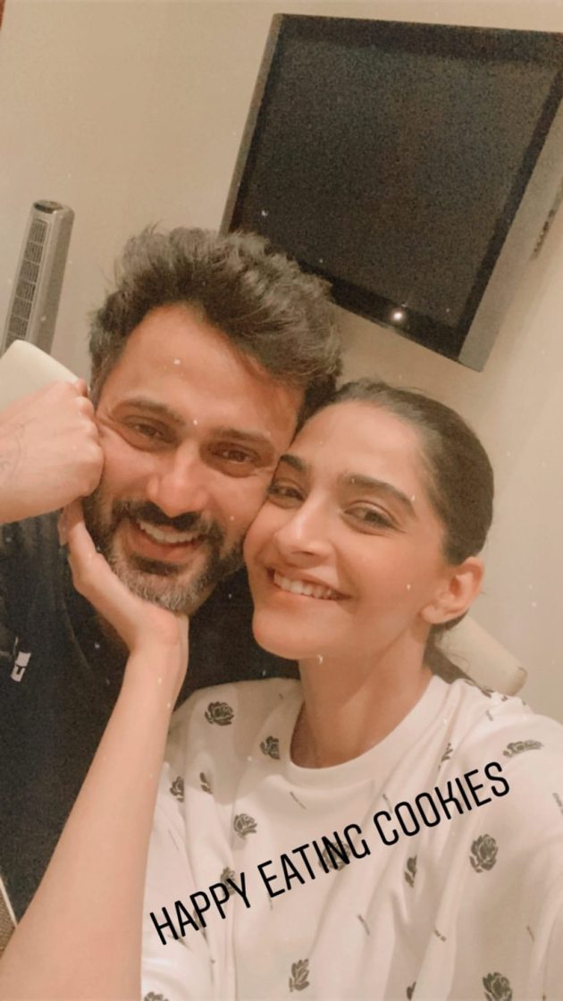 Sonam kapoor with anand ahuja