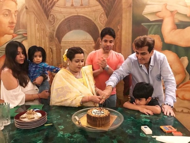 ekta kapoor celebrates jeetendra birthday