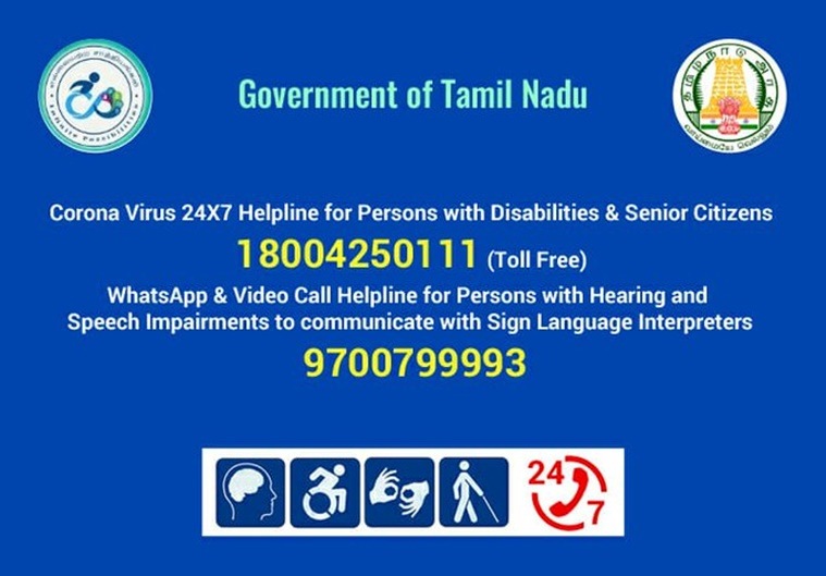 Helplines for people with disabilities in the lockdown