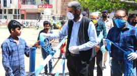 Croma warriors DC Chandigarh distributing mask no alt set