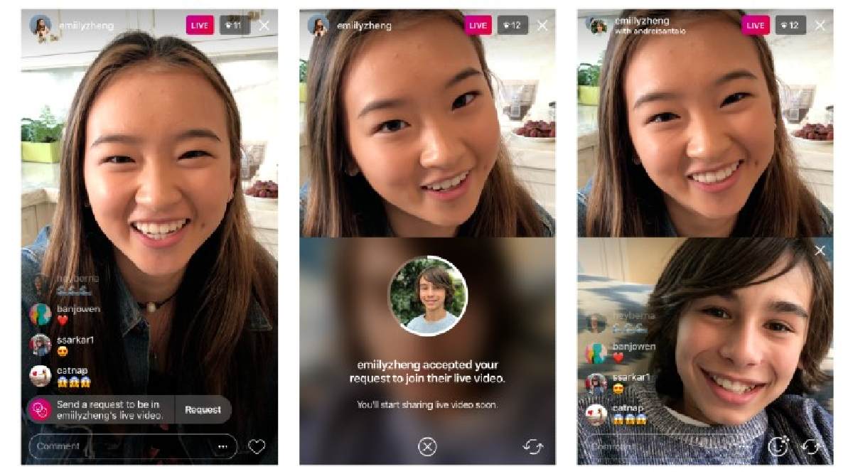 Instagram, Instagram live video, Instagram live video with friends, How to make Instagram live videos, Instagram collaborations, Instagram live feature