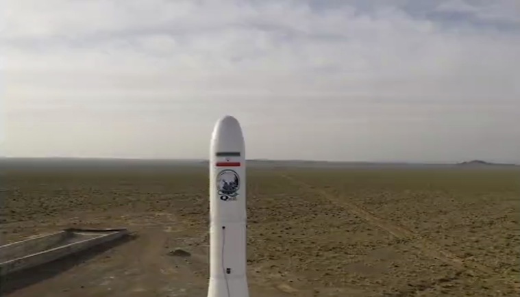 Iran satellite, Iran US tensions, Iran guard satellite launch, Noor satellite Iran, Iran Coronavirus, World news Indian express