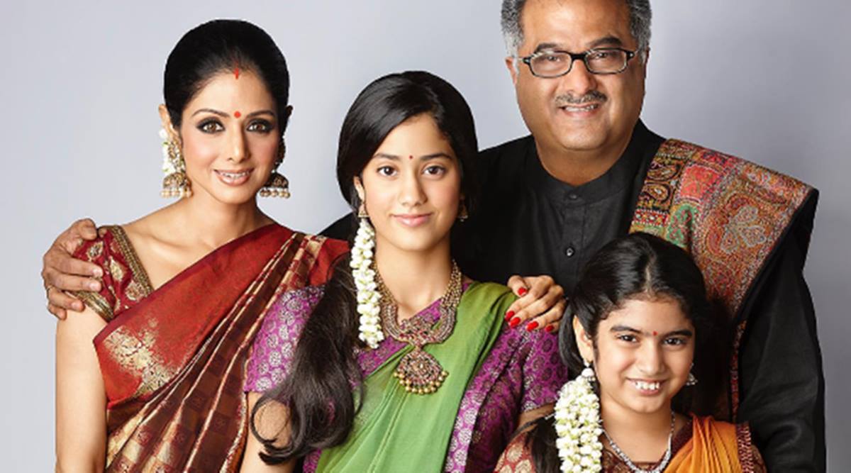 This Throwback Photo Of Sridevi Janhvi Kapoor And Family Is Priceless Entertainment News The Indian Express