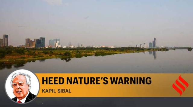 covid-19, coronavirus, india lockdown, delhi lockdown impact on yamuna river, ganga river clean, kapil sibal, india lockdown air pollution, coronavirus impact, kapil sibal indian express
