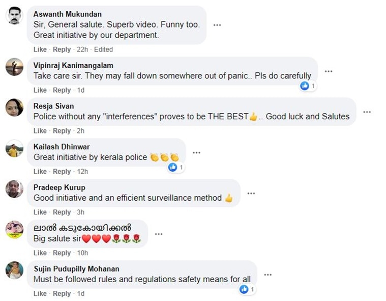 Watch: Kerala Police shares video of men running after seeing drone during lockdown | Trending News,The Indian Express Watch: Kerala Police shares video of men running after seeing drone during lockdown | Trending News,The Indian Express