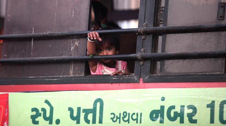 India lockdown, migrant workers, Coronavirus outbreak, Covid 19 cases, Vadodara news, Gujarat news, indian express news